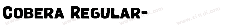 Cobera Regular字体转换